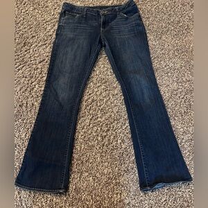 Simply Vera Vera Wang Dark Blue Flare Jeans